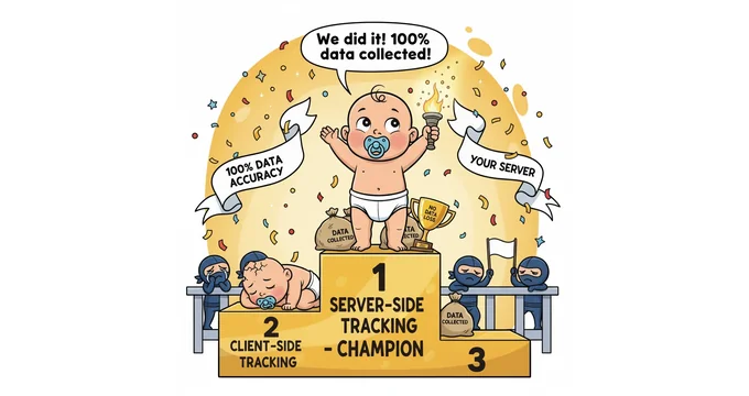server side tracking for dummies - winner is server