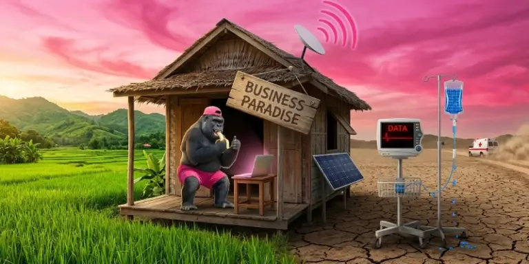 Business paradise but no data